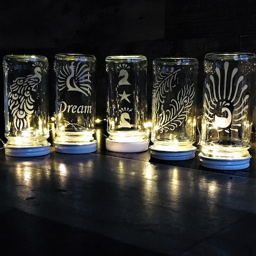 Glass Etching: Upcycle Storage Jars